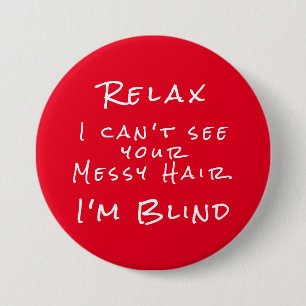 Red White Oye Doctor Joke Button