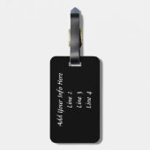 Red & White Pembroke Welsh Corgi Puppy Dog Bagagelabel (Achterkant verticaal)