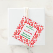 Red White Peppermint Snoep Patroon bewerkbaar Bedankjes Labels (In situ)