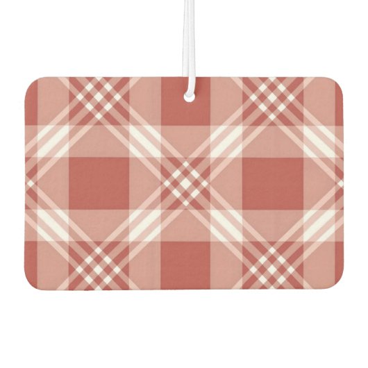 Red White Plaid - Luchtverfrisser (Voorkant)