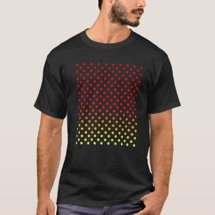 Red White Polka Dot Ladybird Gift Pattern Polka do T-shirt