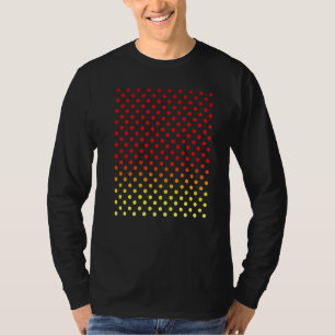 Red White Polka Dot Ladybird Pattern Polka Dots T-shirt