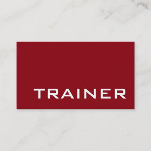 Red White Professional Fitness Visitekaartje