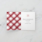 Red White Pset Folded Holiday Kaart (Binnen)