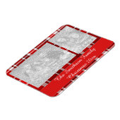 Red White Pset Tartan Magneet (Linkerzijde)