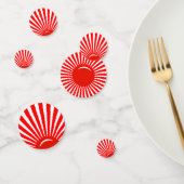 Red White Rising Sun Table Confetti (Groep)