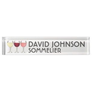 Red White Rosé Wine Glasses Sommelier Naambordje