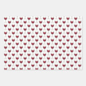 Red White Rosé Wine Glasses Winery Vino Inpakpapier Vel (Voorkant 3)