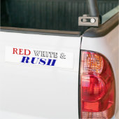 Red White Rush Bumpersticker (Op Truck)