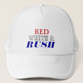 Red White Rush Trucker Pet (Voorkant)