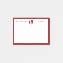 Red & White Small Business Logo - Promotie Post-it® Notes