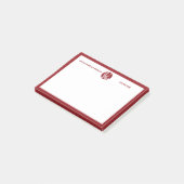 Red & White Small Business Logo - Promotie Post-it® Notes (Schuin)