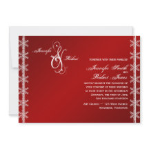 Red White Snowflake Winter Weddenschap