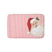 Red White Stripe Santa Claus Bath Mat (Voorkant)