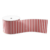 Red White Stripes Christmas Grosgrain Lint (Spoel)