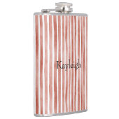 Red White Stripes Christmas Heupfles (Rechts)