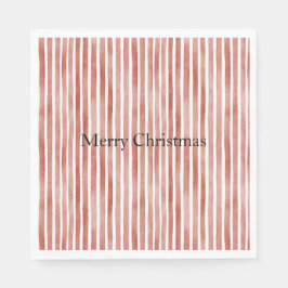 Red White Stripes Christmas Servet
