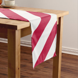 Red White Stripes Patriottic Long Table Runner Lange Tafelloper