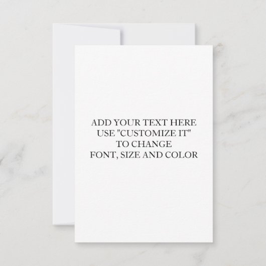 Red White Stripes Pattern, Navy Blue Monogram Kaart (Achterkant)