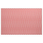Red White Trendy Chevron Pattern Fabric Stof (Fat Quarter)