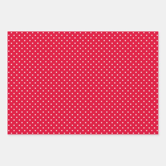 Red & White Wrapping Paper Sheets (Voorkant 3)