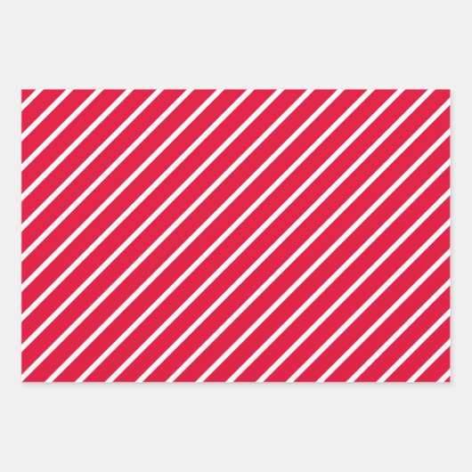Red & White Wrapping Paper Sheets (Voorkant 2)