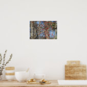 Red Wild Berries Poster (Keuken)