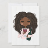 Red Wine Bachelorette Kaart (Voorkant)