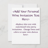 Red Wine Beach Party - Aanvragen of uitnodigingen  (Achterkant)