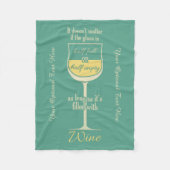 Red Wine custom fleece deken (Voorkant)