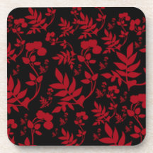 Red Wine Florah Design Onderzetter