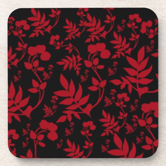 Red Wine Florah Design Onderzetter (Voorkant)