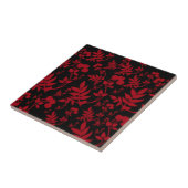 Red Wine Florah Design Tile Tegeltje (Zijkant)