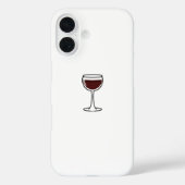Red Wine Glass Case-Mate iPhone Case (Achterkant)