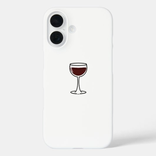 Red Wine Glass Case-Mate iPhone Case (Achterkant)