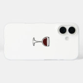 Red Wine Glass Case-Mate iPhone Case (Achterkant (horizontaal))