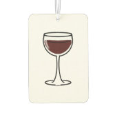 Red Wine Glass Luchtverfrisser (Achterkant)