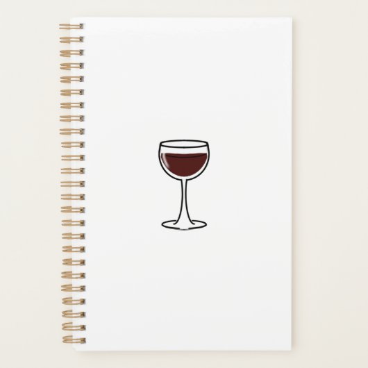 Red Wine Glass Planner (Voorkant)