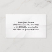 Red Wine Glass Splash | gieten Visitekaartje (Achterkant)