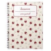 Red Wine Glass Tasting Journal Notitieboek (Voorkant)