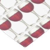 Red Wine Glass Winery Merlot Wine Pattern Print Tafelkleed (Gekanteld)