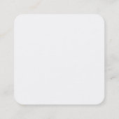 Red Wine Icon Wine Consultant Vierkante Visitekaartje (Achterkant)