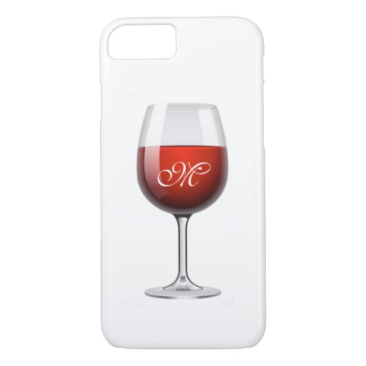 Red Wine iPhone X/8/7/11 Barely Daar Hoesje (Achterkant)