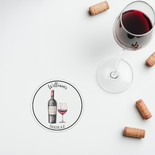 Red Wine Lover Onderzetter – gepersonaliseerde wij