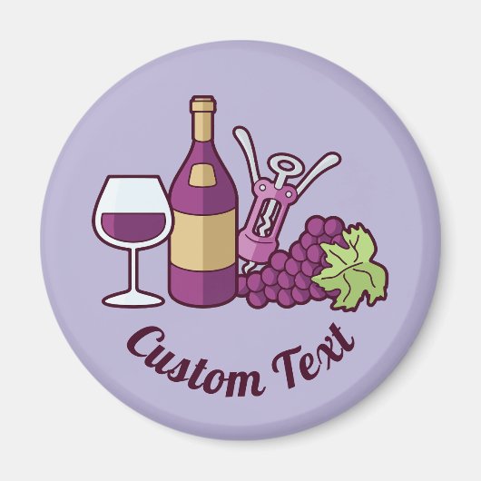 Red Wine Magnet (Voorkant)