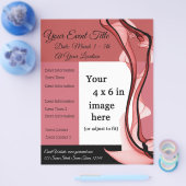 Red Wine Multi-Purpose Event Flyer (Enkel)