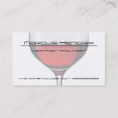 Red Wine Professional Visitekaartjes (Achterkant)