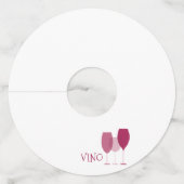 Red WIne Tasting Wijnglaslabel (Achterkant)