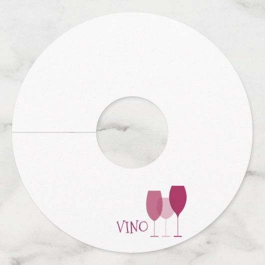 Red WIne Tasting Wijnglaslabel (Achterkant)
