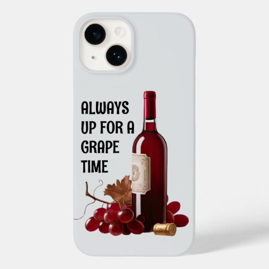 Red Wine Time Telefoonhoesje Case-Mate iPhone Case (Achterkant)